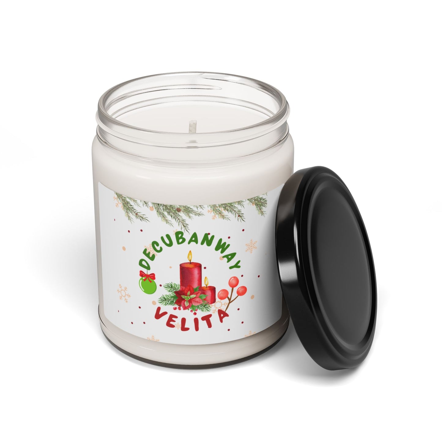 Soy Candle - DeCubanWay Holiday Candle, 9oz