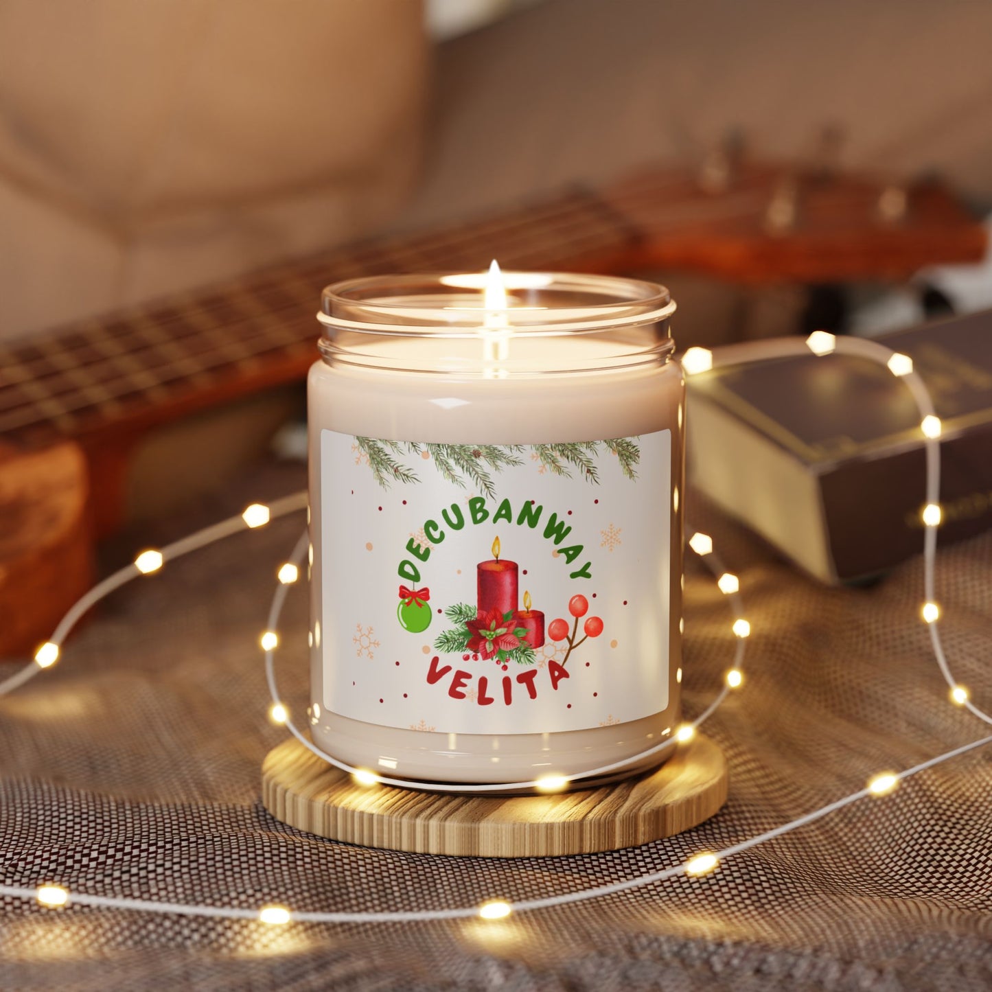 Soy Candle - DeCubanWay Holiday Candle, 9oz